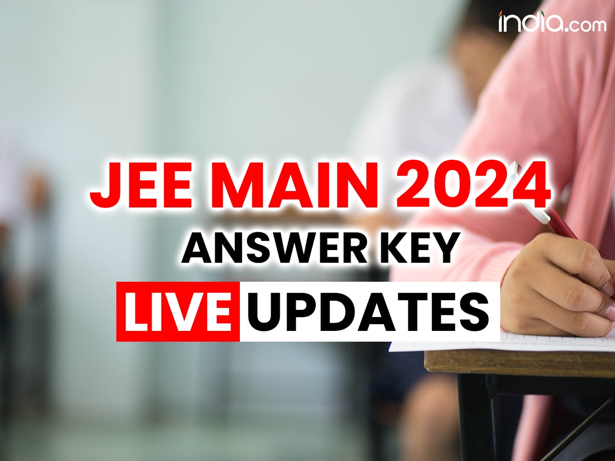 JEE Main 2024 Final Answer Key(Soon) For Paper 1 (B.E./B.Tech.), Paper ...