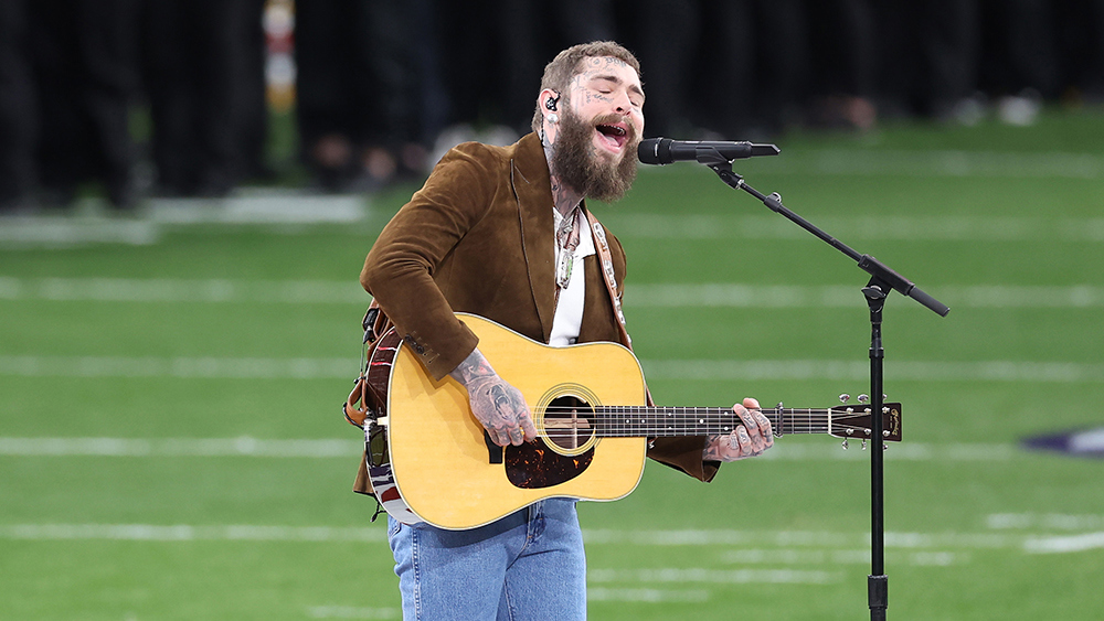 Post Malone Brings Grit to the Super Bowl With Emotional ‘America the