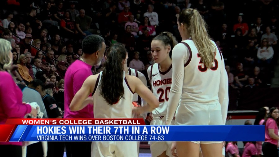 16th Ranked Virginia Tech Women’s Basketball Team Wins Over Boston ...