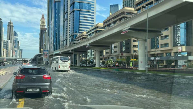 UAE sees heavy rainfall, severe weather to continue through Tuesday