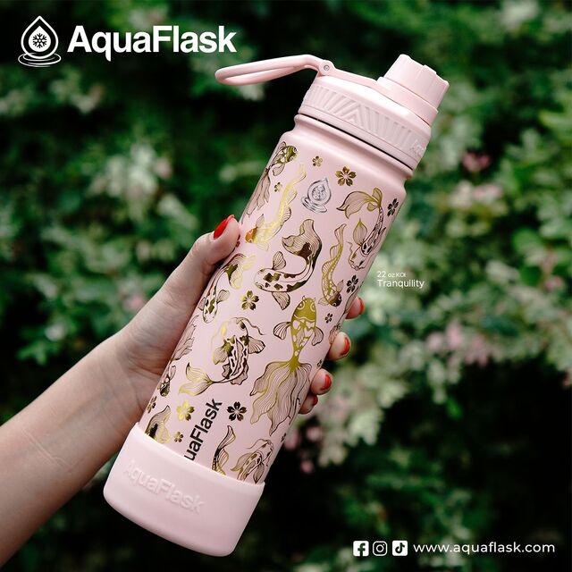 aquaflask's koi collection adds a touch of gold to your day for below p1,000
