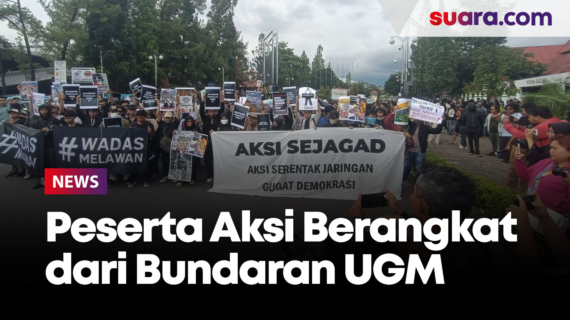 Aksi Gejayan Memanggil Berangkat Dari Bundaran UGM