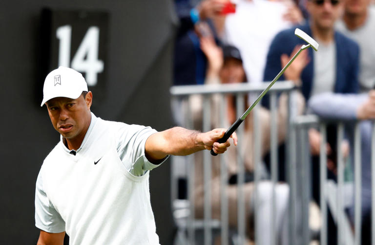 Follow Tiger Woods with shotbyshot live updates Thursday from 2024
