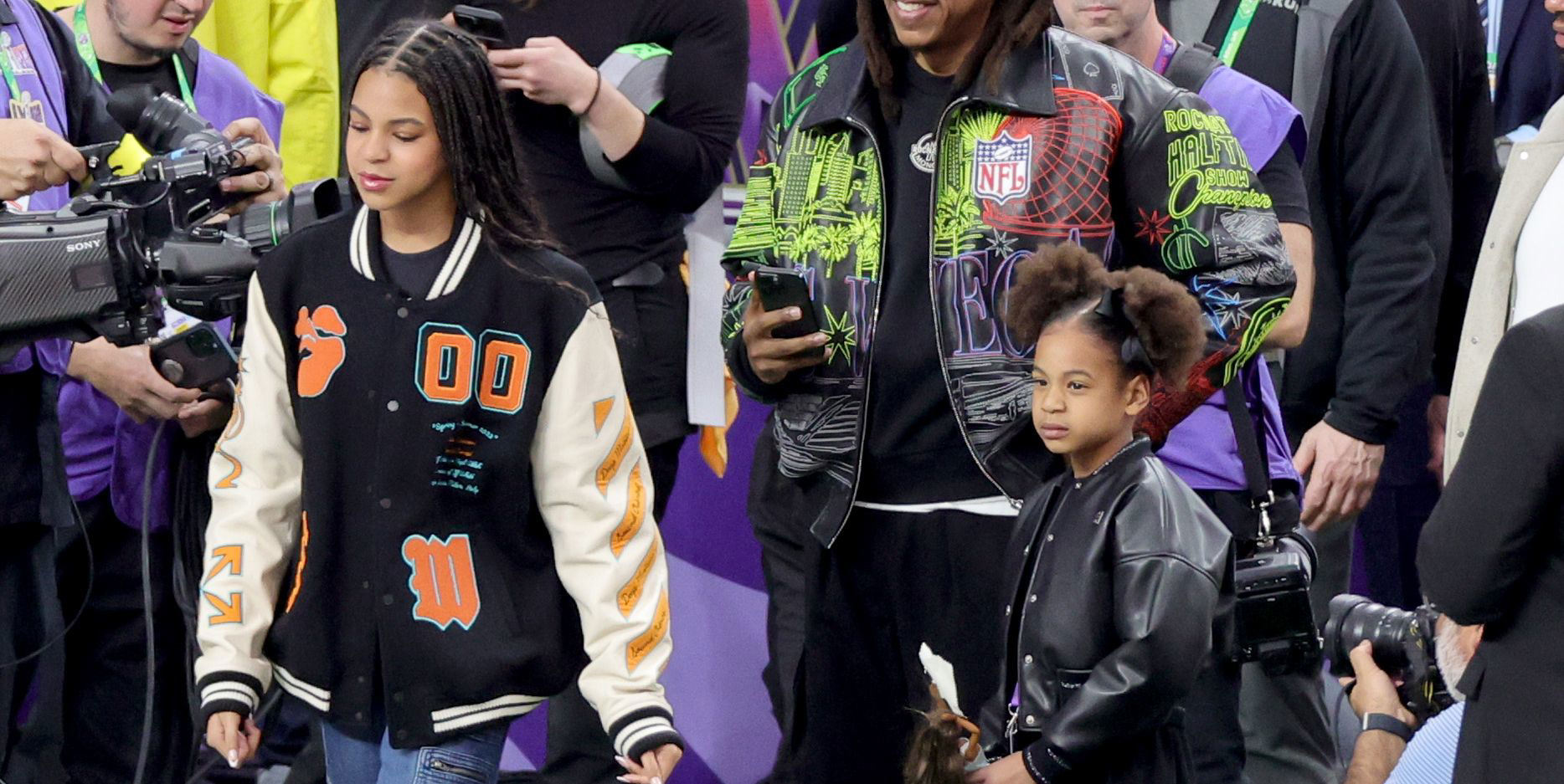 Blue Ivy and Rumi Carter Are the Best Dressed Kids at the 2024 Super Bowl