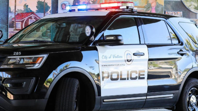 Teen motorcyclist tries to hide in small river during Ventura police ...