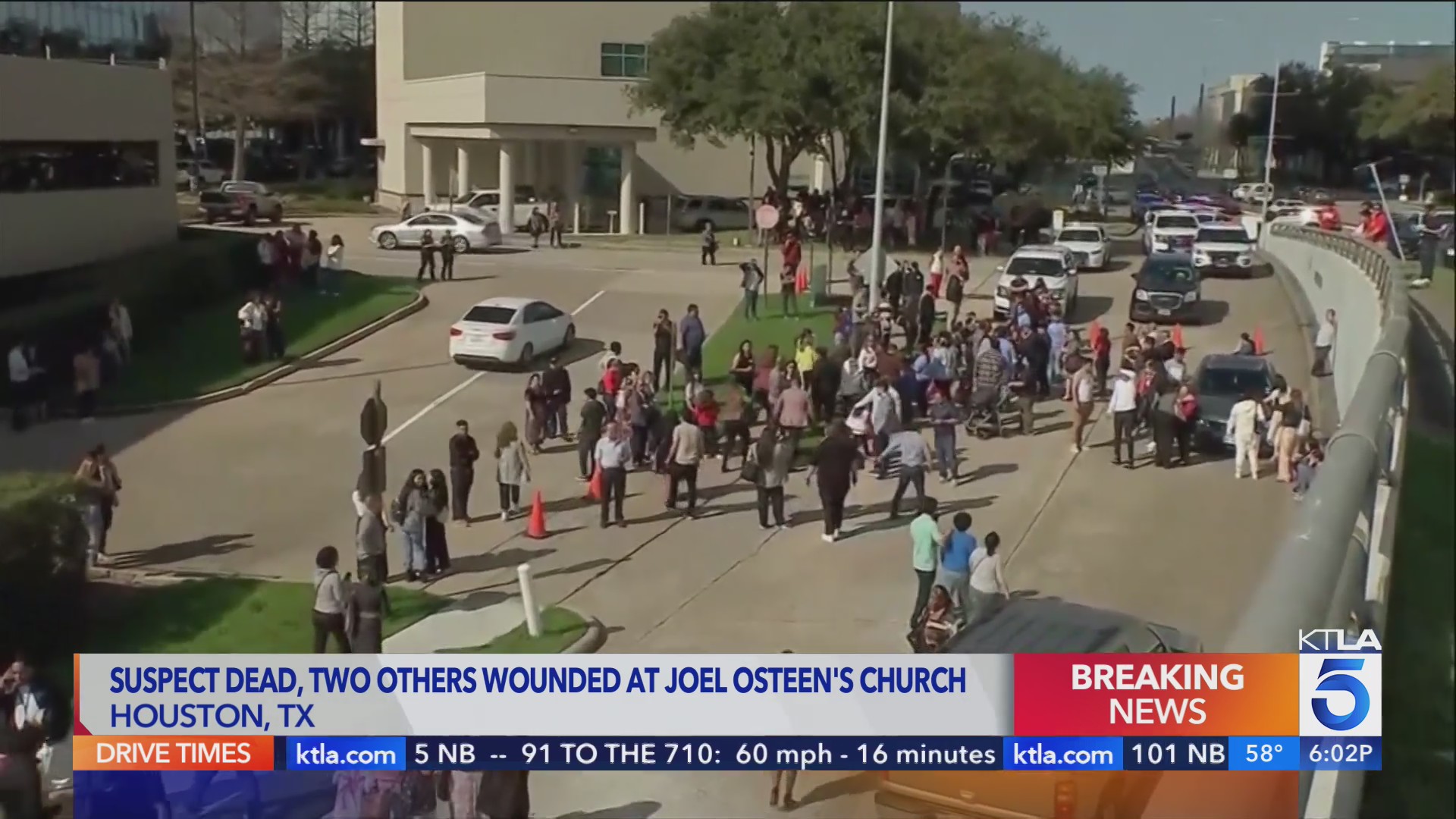 Shooting Suspect Dead, 2 Wounded At Joel Osteen's Church In Houston