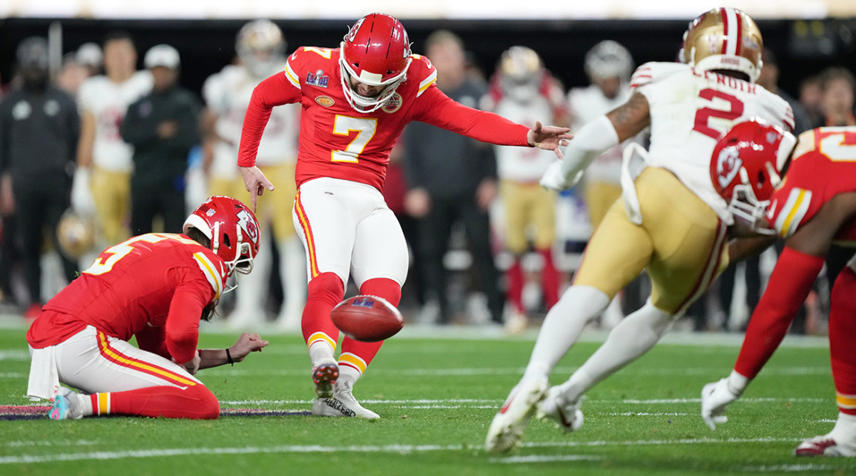 Chiefs’ Harrison Butker Sets Super Bowl Record With 57-Yard Field Goal