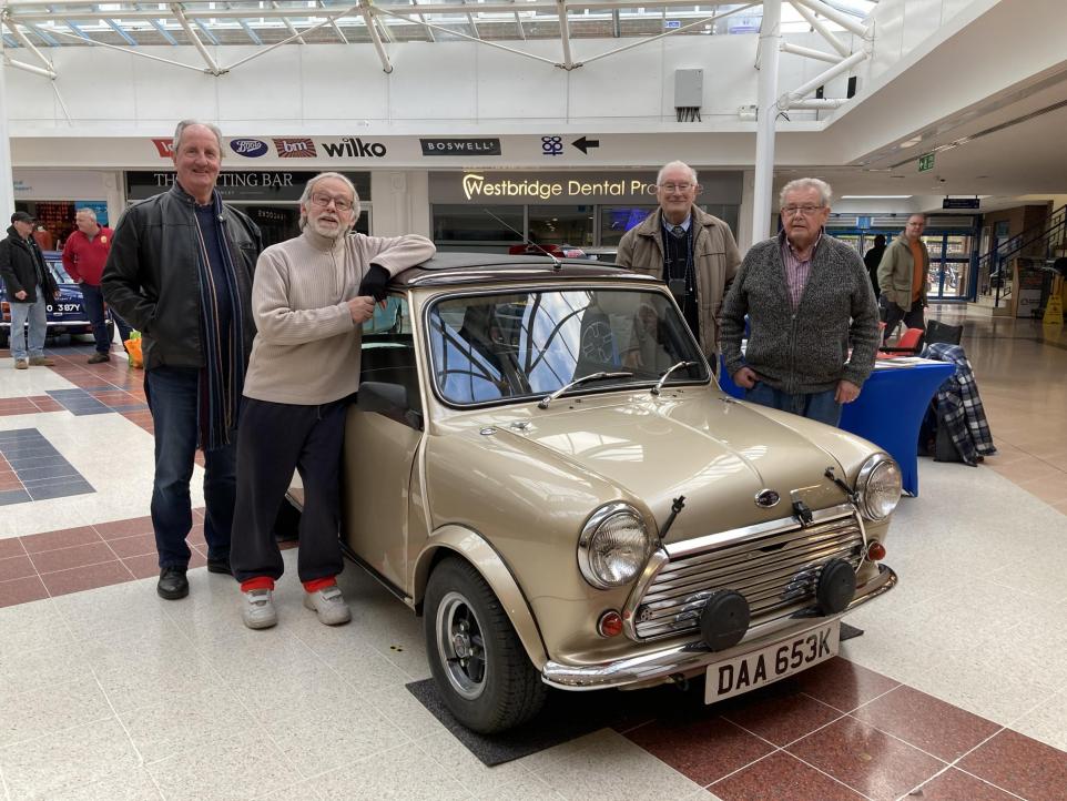 oxford shopping centre hosts display of mini cars