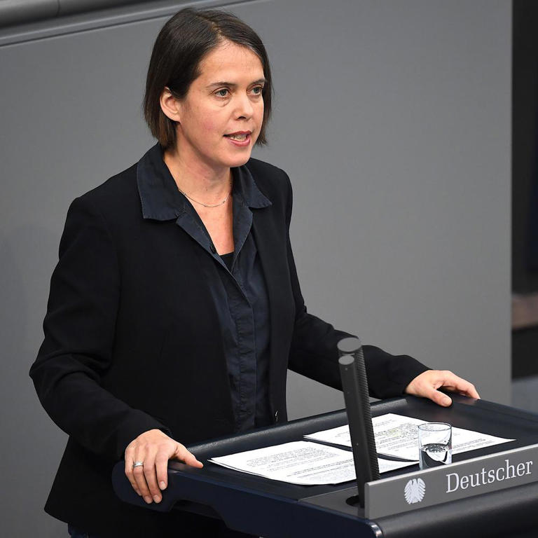 Die frühere Bundestagsabgeordnete Christine Buchholz (Linke).