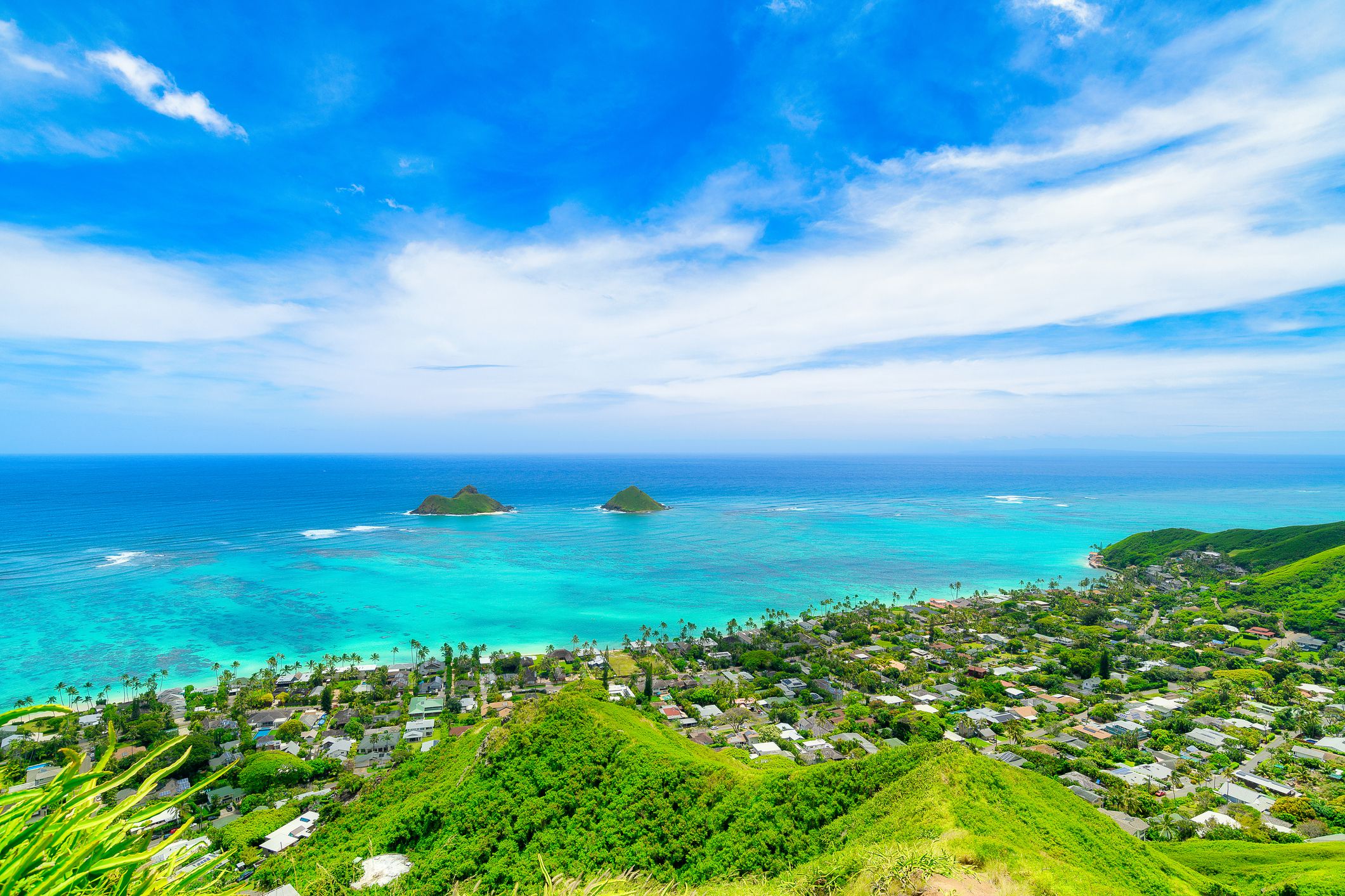 <p>Residents of Kailua on the eastern shores of Oahu can enjoy nearby Lanikai Beach for snorkeling with sea turtles, or Kailua Beach with spectacular vistas. Though relatively small, the city offers residents a diverse array of shops and restaurants. Home cooks may enjoy the local farmers market.</p><ul><li>Population: 19,713</li><li>Median Household Income: $79,331</li><li>Cost of Living: 130% of U.S. average</li><li>Median Rent Price: $3,978</li><li>Home Price-to-Income Ratio: 16</li><li>Average Property Tax: 0.32%</li></ul><p class="padding-top-ms u-margin-bottom-ms"><b>Housing Affordability: </b>Average rents in Kailua are high at $3,978 per month, which is high compared to other Hawaiian cities. As noted above, homes are expensive here, but apartments do come on the market for less than $700,000, so good things may come to those who can wait.</p>