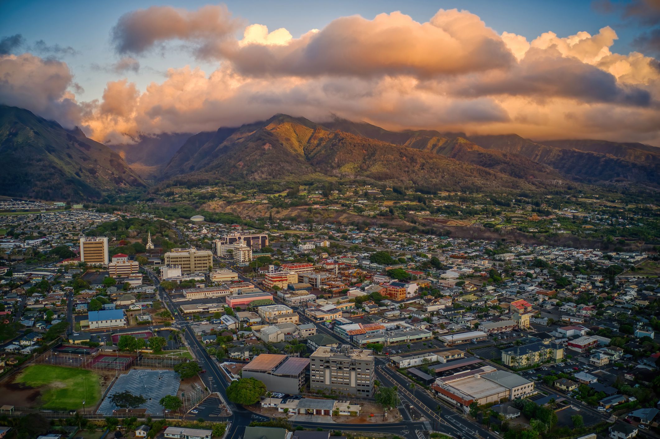 <p>Wailuku is located in northwestern Maui. It boasts a famous market street packed with local, family-owned shops. The city has a vibrant restaurant scene, historic structures, and one hospital. About 18% of the population is 65 and older.</p><ul><li>Population: 17,697</li><li>Median Household Income: $83,393</li><li>Cost of Living: 145% of U.S. average</li><li>Median Rent Price: $3,579</li><li>Home Price-to-Income Ratio: 10.5</li><li>Average Property Tax: 0.21%</li></ul><p class="padding-top-ms u-margin-bottom-ms"><b>Housing Affordability: </b>The average price to rent a home in Wailuku is $3,579, which is nearly 80% more than the national average. As noted above, prices have risen in the last year. The average home value here tops $870,000.</p>