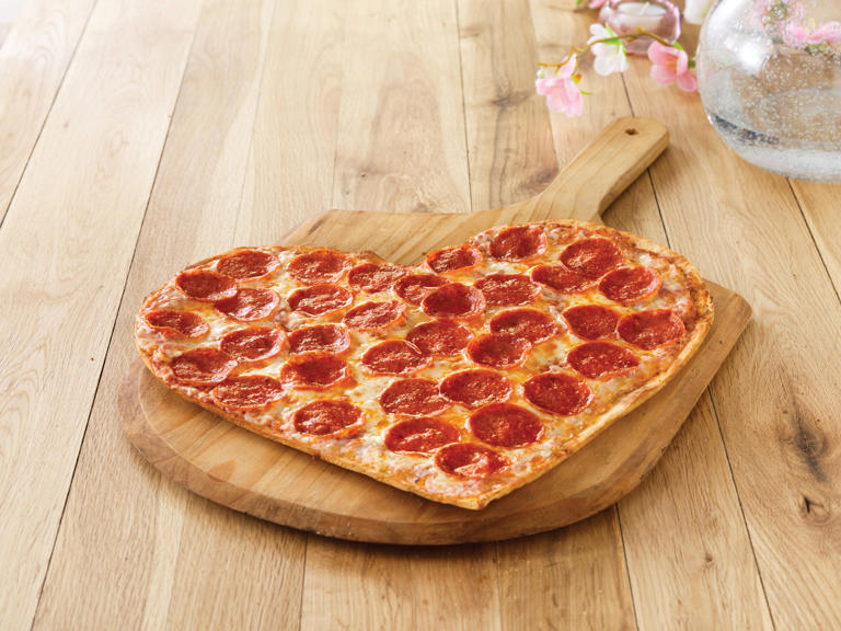 This Valentine's Day show your love with heart-shaped pizza, donuts ...