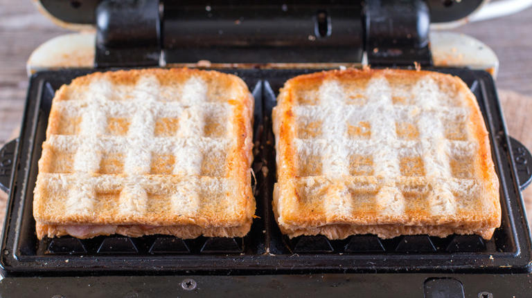 Slap Some Cheese On Your Waffle Iron For A Crisp And Gooey Snack