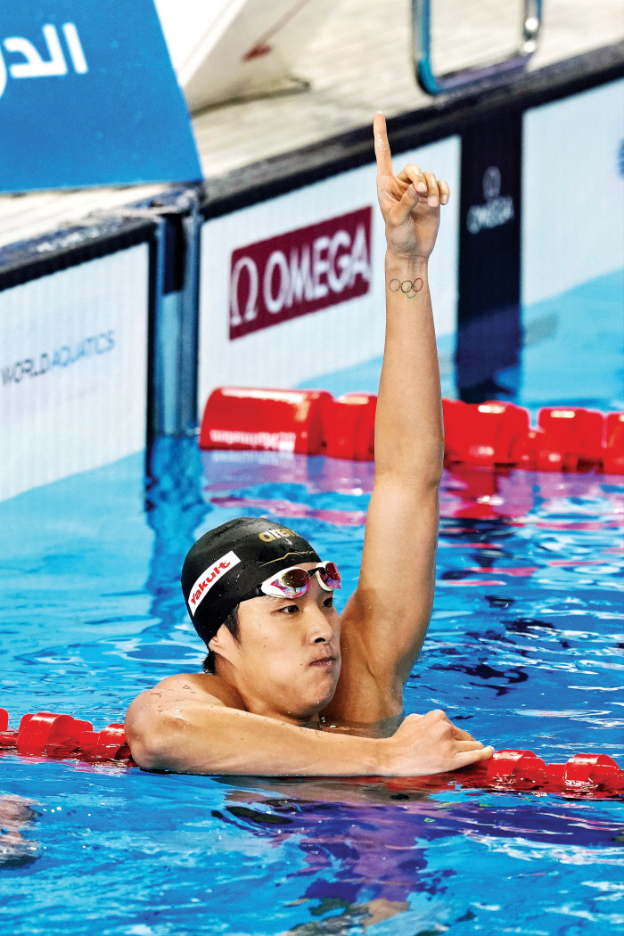 김우민, 13년 만에 한국 수영 ‘새 역사’