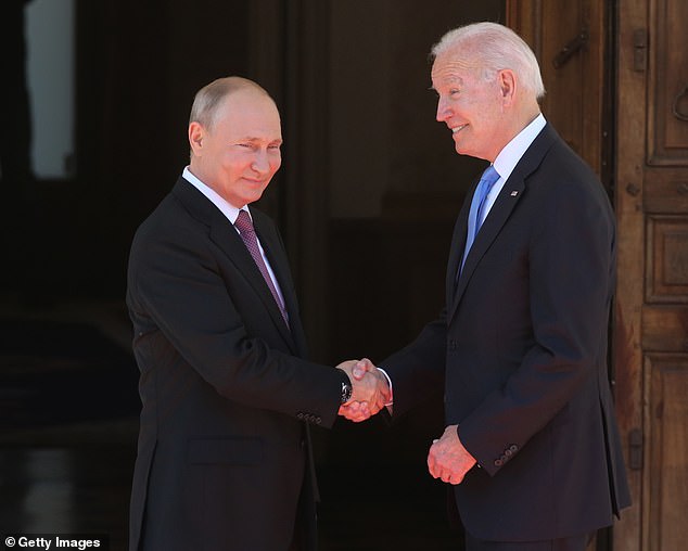 putin will pay 'an even steeper price' for his war in ukraine and the death of alexei navalny in arctic gulag, says biden as he imposes 500 new sanctions on russia