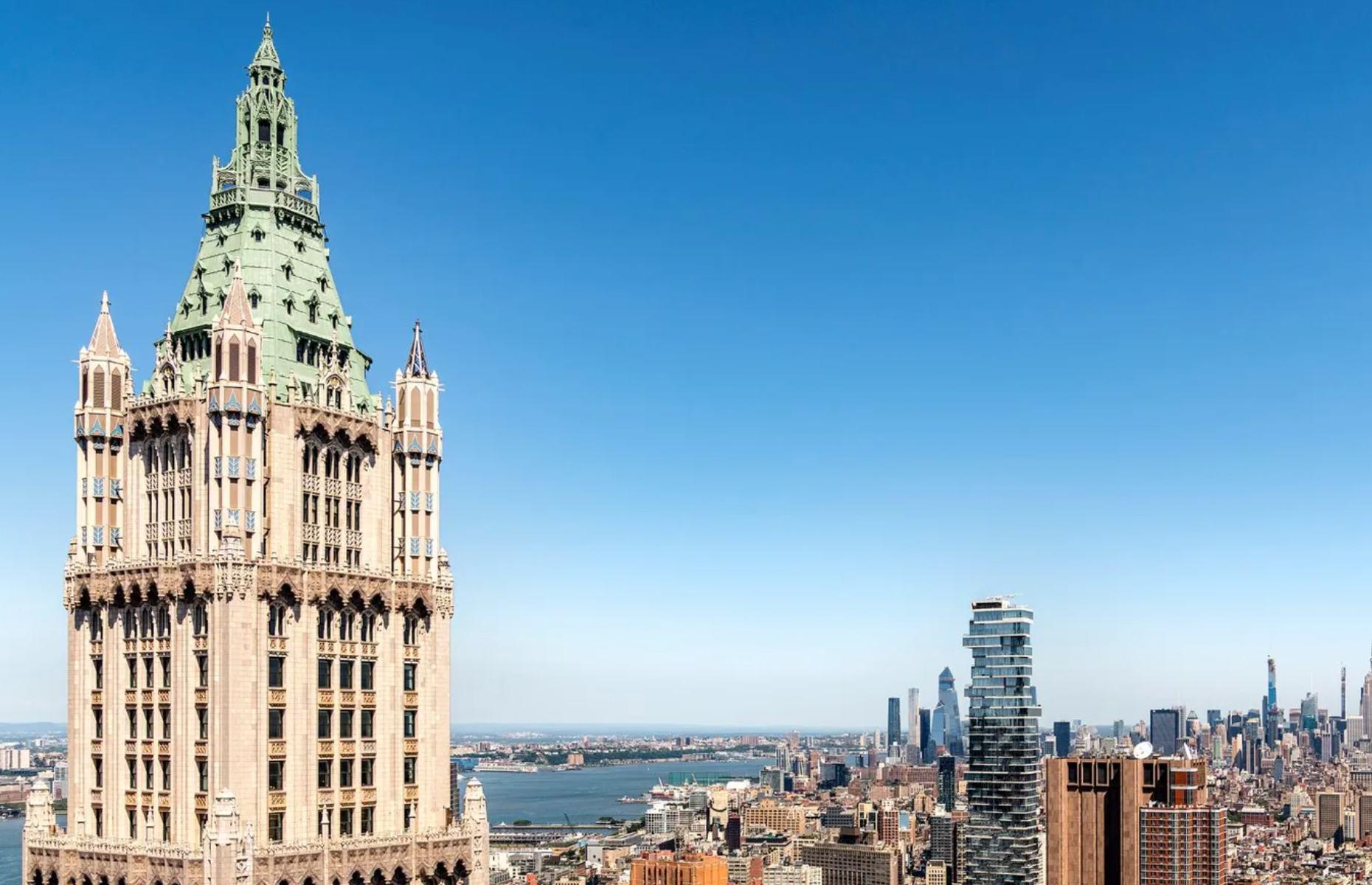<p>The <a href="https://www.realtor.com/realestateandhomes-detail/2-Park-Pl-Ph-And_New-York_NY_10007_M99673-60328">Pinnacle Penthouse</a> lies at the top of the iconic Woolworth Building, in the heart of Tribeca, New York. The property landed <a href="https://www.townandcountrymag.com/leisure/real-estate/a13131305/woolworth-building-penthouse/?utm_source=google&utm_medium=cpc&utm_campaign=arb_ga_toc_md_pmx_us_urlx&gclid=Cj0KCQjw7KqZBhCBARIsAI-fTKKHbYOsD2tM0i1wqNUxNTAtJEPvSSOUhyMa1wvXWQYWxN_ovxO">on the market</a> in 2017, with a $110 million asking price. At the time, it was among the most expensive listings New York City had ever seen. After six years and countless price cuts, one lucky buyer finally snapped the place up in summer 2023, paying just $30 million. That's a staggering $80 million less than the original asking price. The lack of interest might have had something to do with the fact that the interior of the penthouse isn't even finished.  </p>