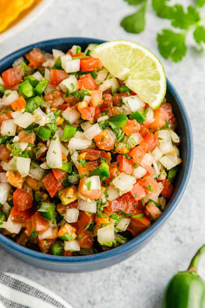 This Pico De Gallo Recipe is Loaded with Fresh & Vibrant Ingredients