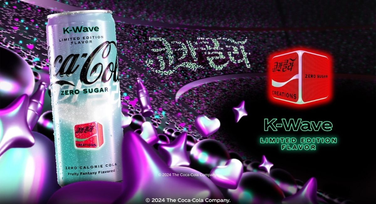 coca-cola is launching a new k-wave zero sugar mystery flavor—and we tried it