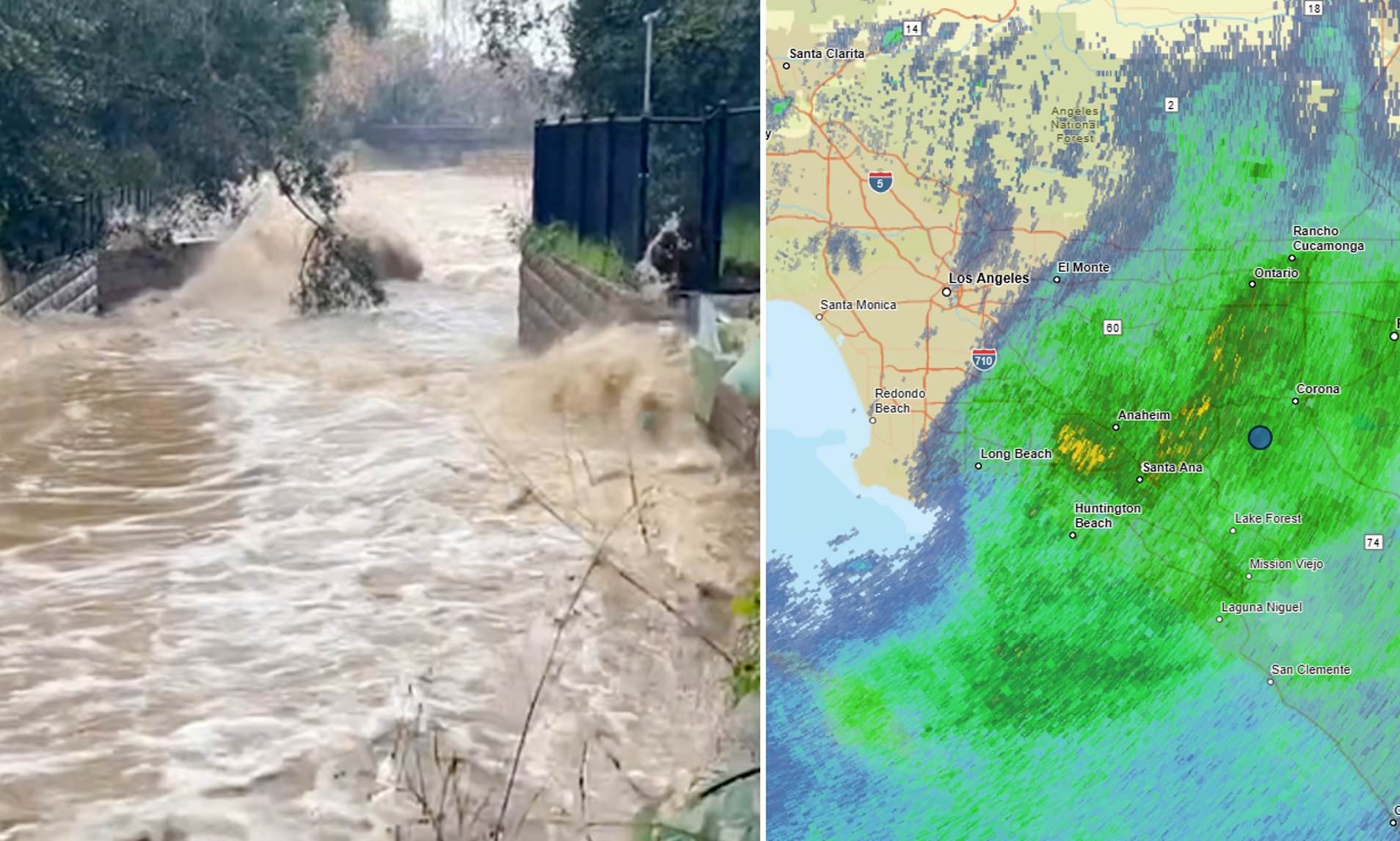 California Floods: Rains From Atmospheric River Cause Landslides ...