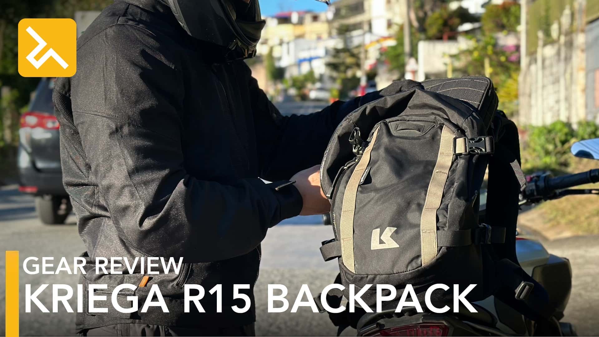kriega’s r15 is a versatile backpack that goes beyond motorcycling