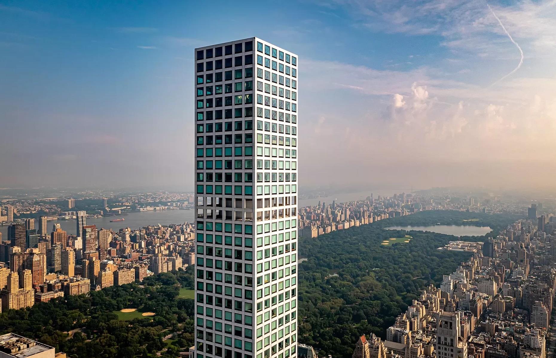 <p>At 1,396 feet, it was hailed the tallest residential tower in the Western Hemisphere when completed in 2015. Since then, 432 Park Avenue has been surpassed by Central Park Tower and 111 West 57th Street, but <a href="https://vinoly.com/">Rafael Viñoly’s</a> minimalist design still holds its own on the New York skyline. As does its penthouse on the 79th floor, which was previously <a href="https://nypost.com/2023/10/24/real-estate/a-432-park-home-once-asking-135m-sells-for-65-6m/">for sale</a> for a monumental $135 million but finally sold for a cut price of $65.6 million. </p>