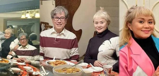 汪明荃前任移民多年重返香港，与好友新年聚餐，83岁仍容光焕发