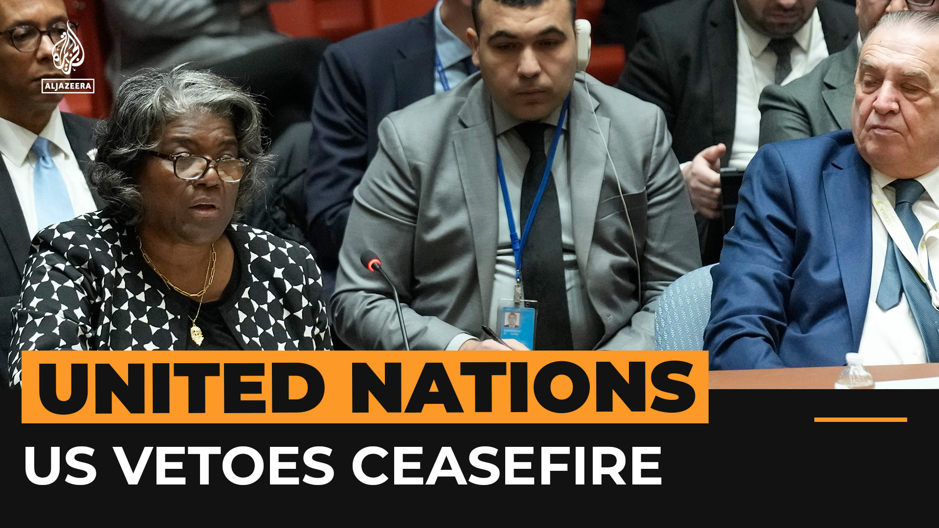 US Vetoes UN Resolution Calling For Immediate Gaza Ceasefire