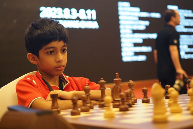 8-year-old chess prodigy makes history by beating 37-year-old grandmaster