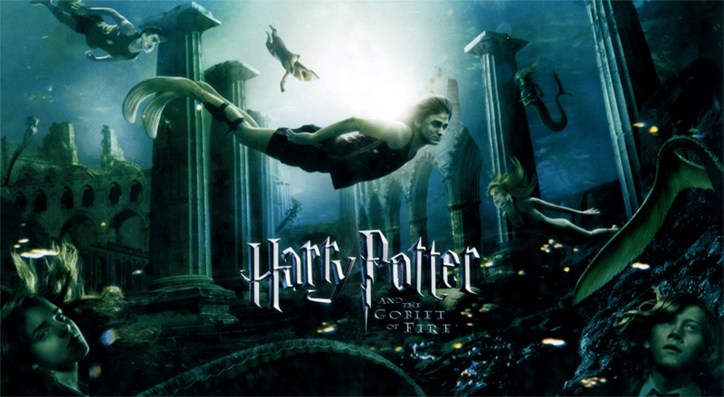 During <em>The Goblet of Fire</em>, one of the scenes involved Harry participating underwater in the Tri-Wizard Tournament. Daniel Radcliffe and several other actors were tasked with swimming in a gigantic pool that aimed to mimic a dark lake. The shooting of the scenes was arduous and the finished product within the film showed Harry saving multiple people as he narrowly escaped being drowned by mutant mermaids. <br> <br> In real life, Radcliffe had to be prepped for the swimming. Over six months, Radcliffe spent over 40 hours being trained specifically for these diving scenes. Along the way, he reportedly suffered two ear infections based upon the heavy amounts of time underwater.