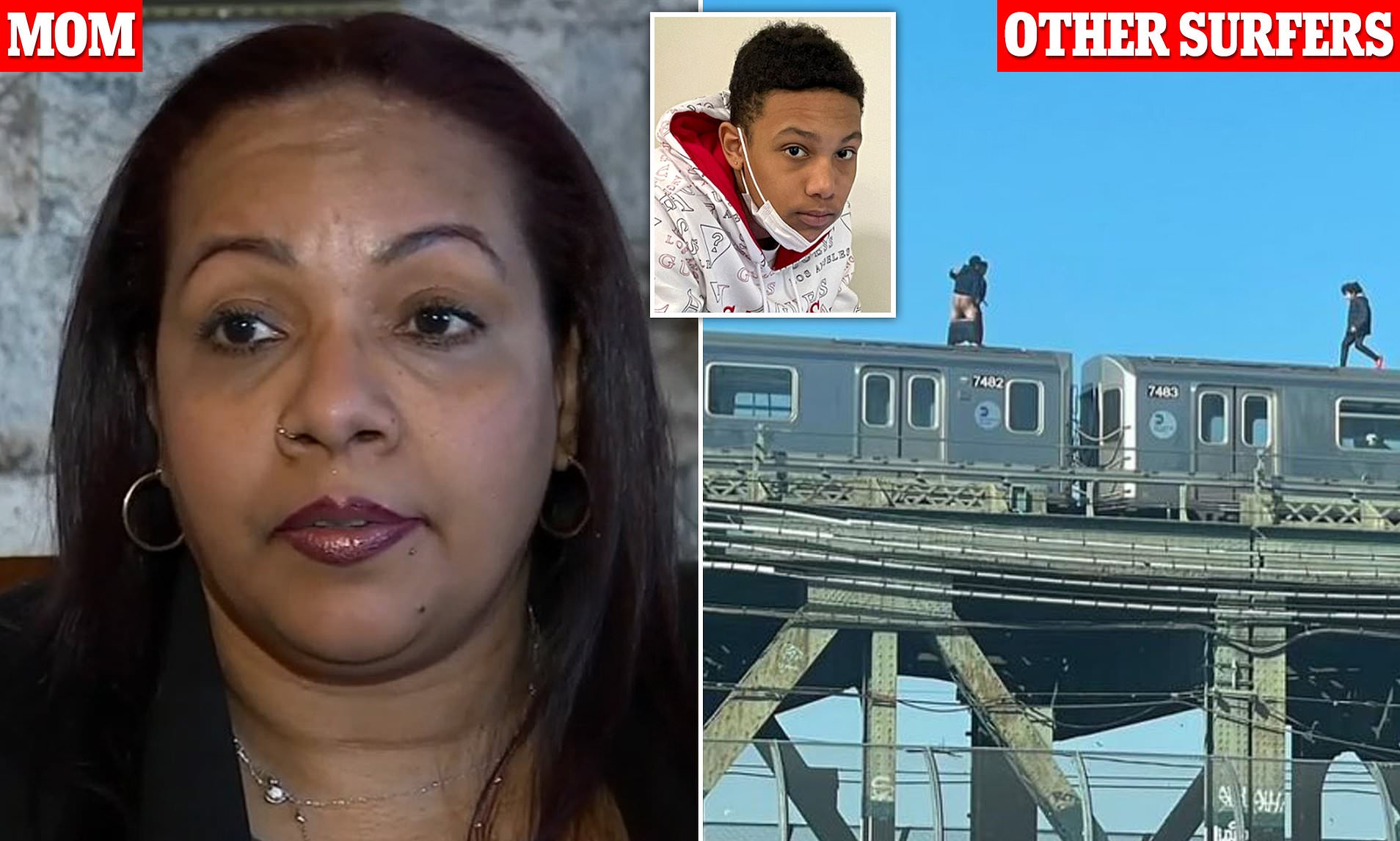 Mom Of NYC Boy, 15, Killed While Subway Surfing Atop Train Car Sues ...