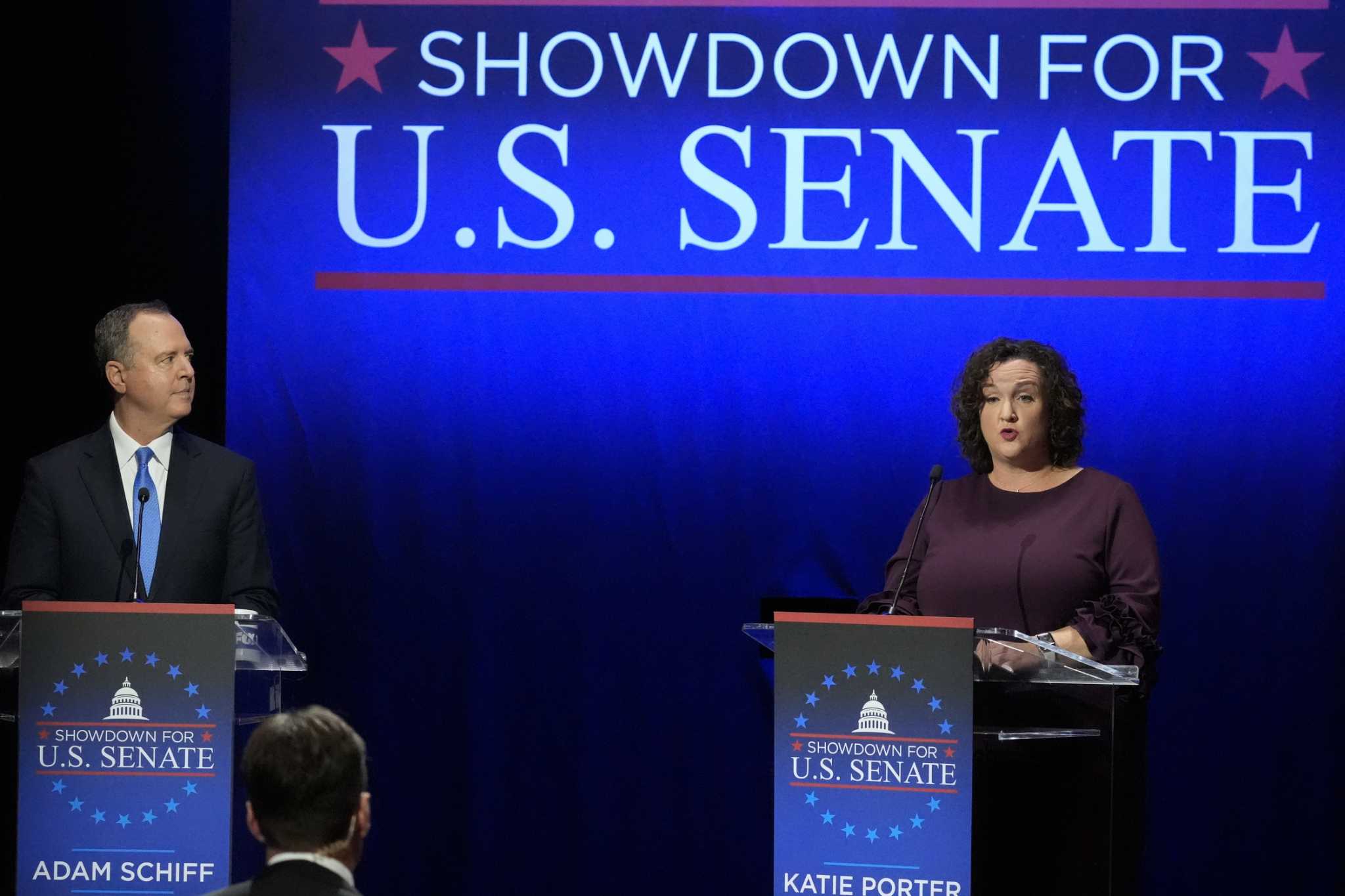 Porter, Schiff Attack Each Other In Final Senate Debate. Is It A ...