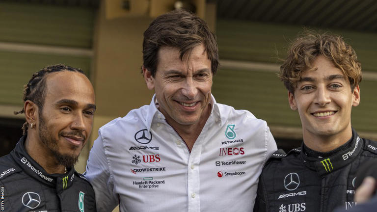 Lewis Hamilton, Toto Wolff and George Russell all feature in F1: Back at Base