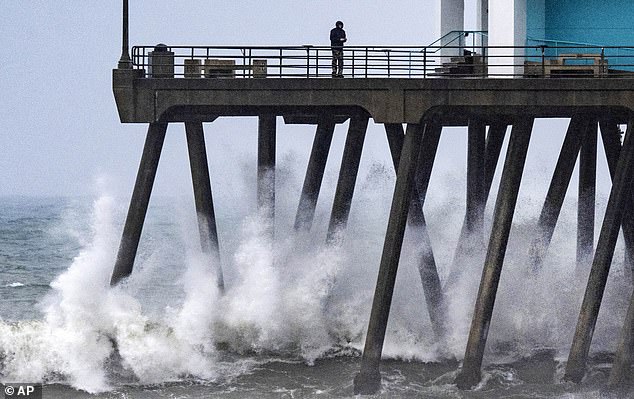the not-so golden state! rain-soaked southern california sees one of its wettest februarys on record, with latest storm sparking mudslide warnings and another forecast for this weekend