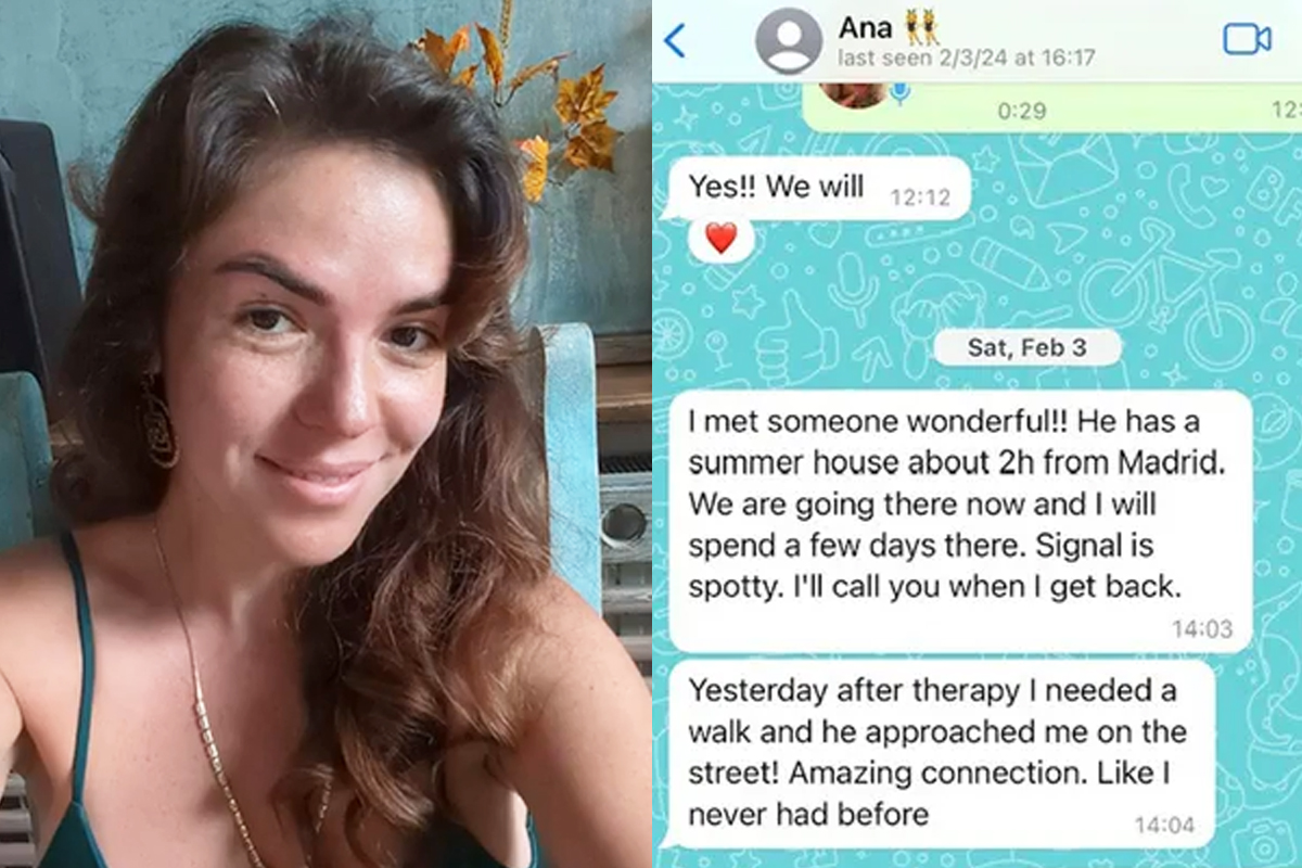 스페인 여행 중 실종된 여성이 절친에게 보낸 마지막 메시지 (+소름)
