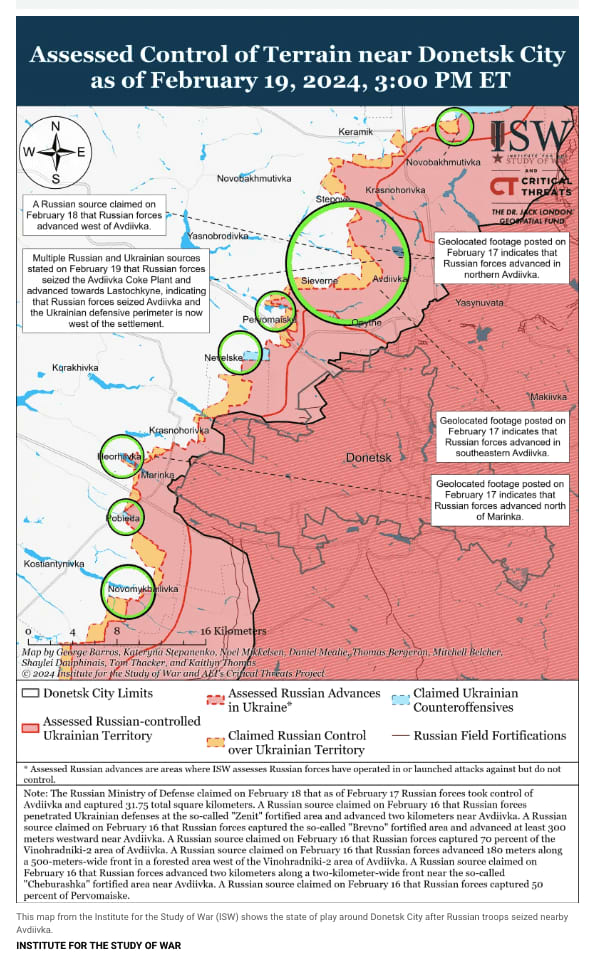 アウディーイウカ制圧後、ロシア軍の攻撃は激減、戦線維持に不安