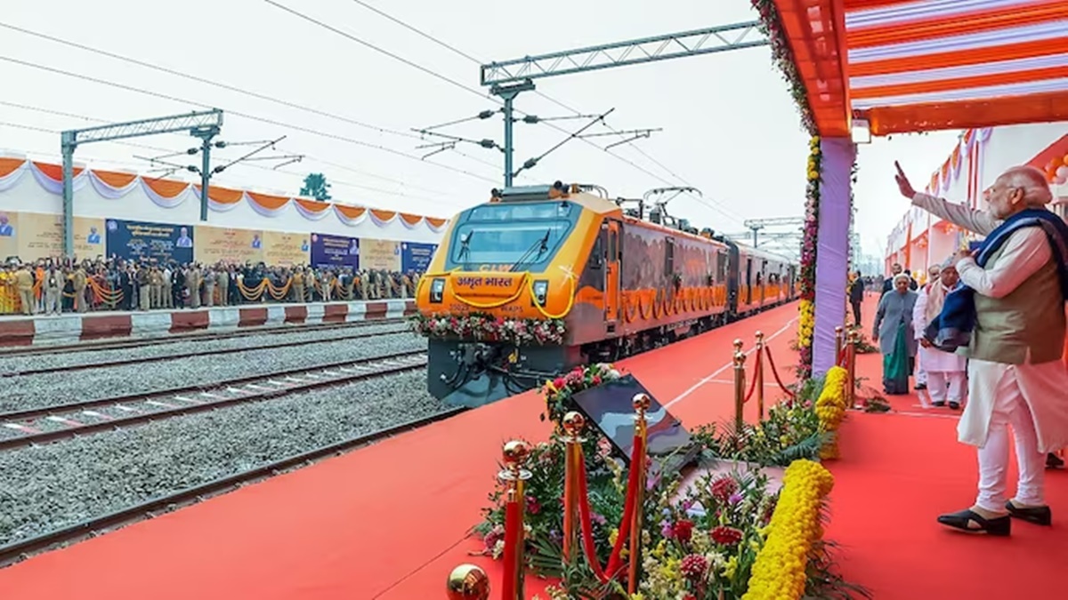 pm modi to unveil another mega railway project! stage set for over 500 amrit bharat stations with advance facilities