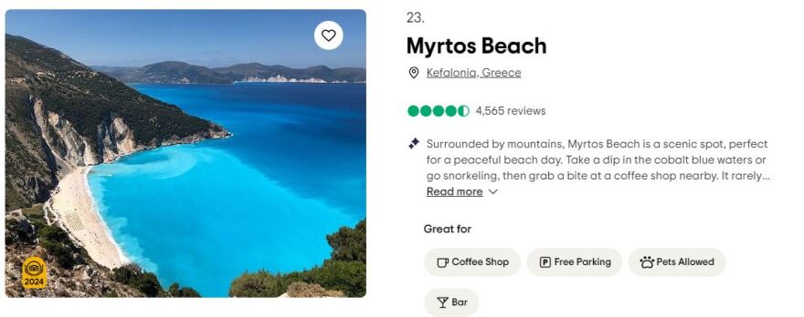 tripadvisor: αυτές είναι οι 25 καλύτερες παραλίες του κόσμου για το 2024 - ανάμεσά τους δύο ελληνικές