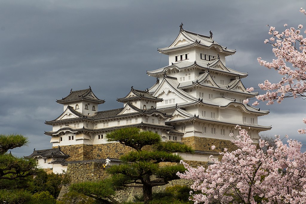 <p>With its early 17th-century Japanese architecture and white walls, Himeji is often said to look like a flying bird and has been called “<strong>White Heron Castle</strong>”. </p>  <p>The castle was built in 1346 to hold off enemy shoguns and has 83 buildings with state-of-the-art defenses. But it was never actually used in combat.</p>