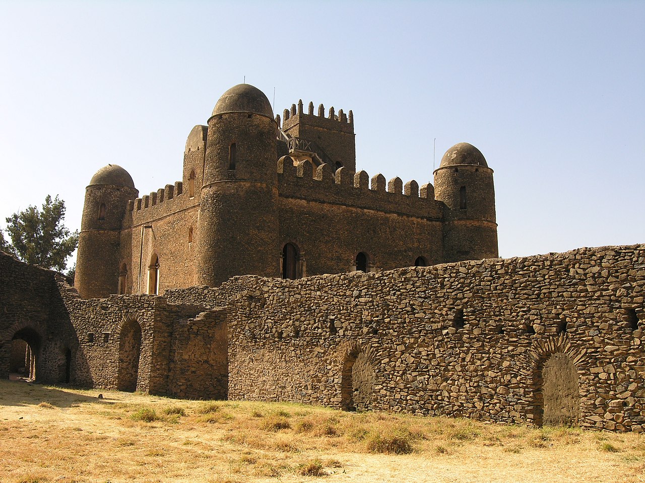 <p>Fasil Ghebbi was commissioned in 1636, when Emperor Fasilides made Gondar the new capital of his empire. </p>  <p>Before this, Ethiopian emperors lived like nomads, taking shelter and food from locals that they stayed with. </p>  <p>The construction of Fasil Ghebbi marked a change to a more sedentary lifestyle for Ethiopian rulers.</p>