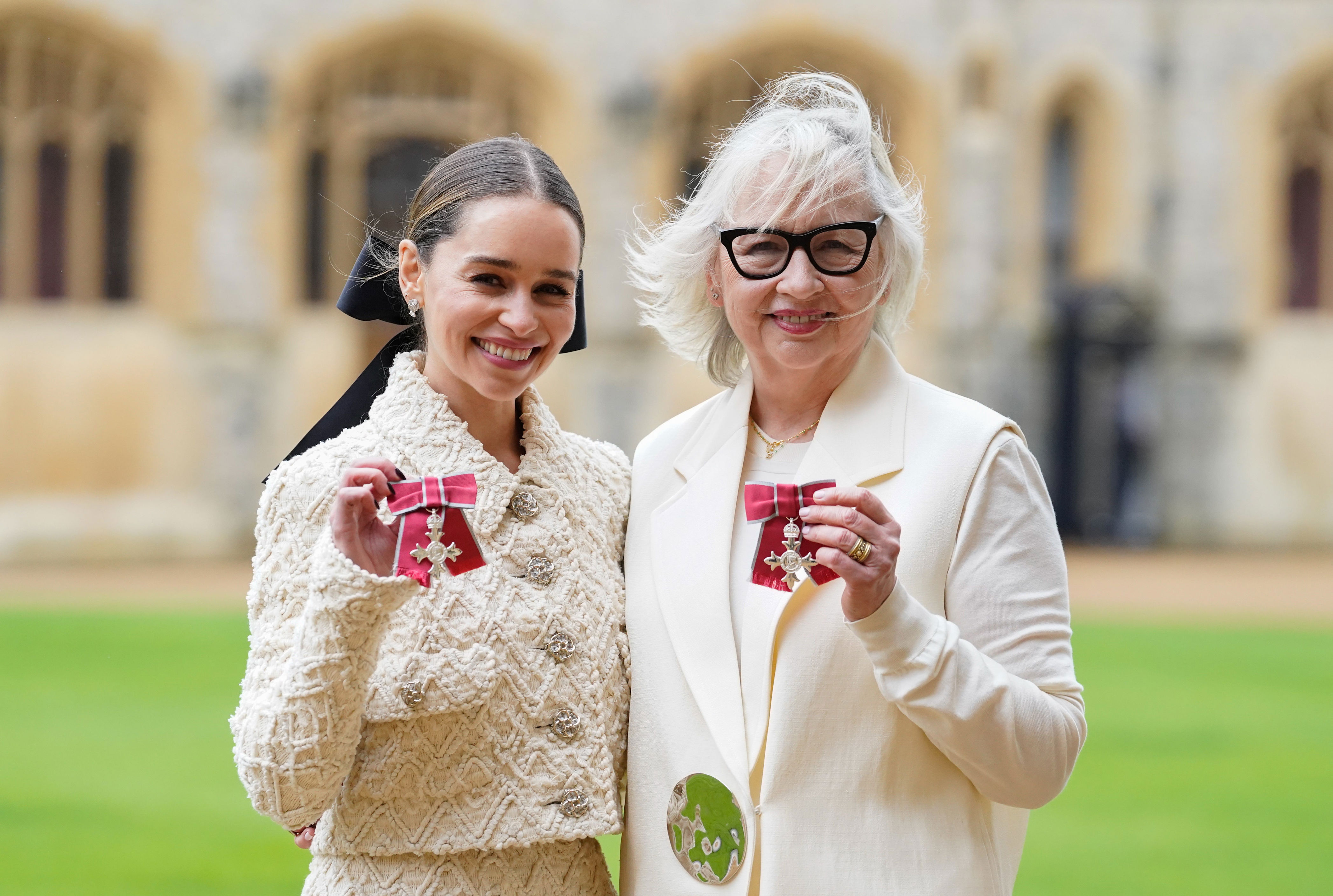 emilia clarke on almost dying from brain haemorrhage as she is awarded with mbe