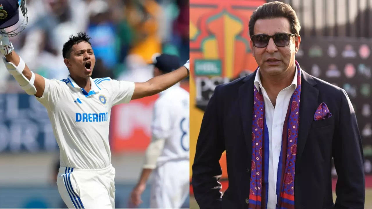 my record wasn't...: wasim akram makes cheeky remark after yashasvi jaiswal equals pak legend's feat vs england