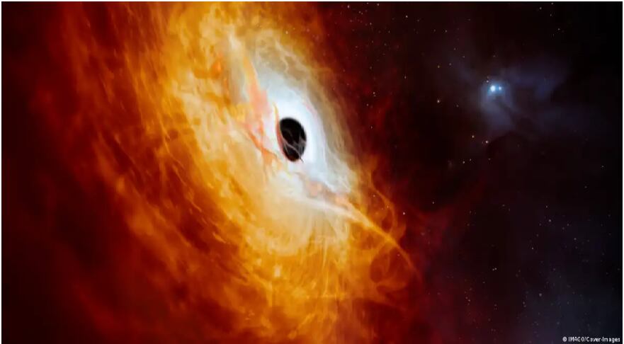 el devastador agujero negro dormido que fue descubierto a esta distancia de la tierra
