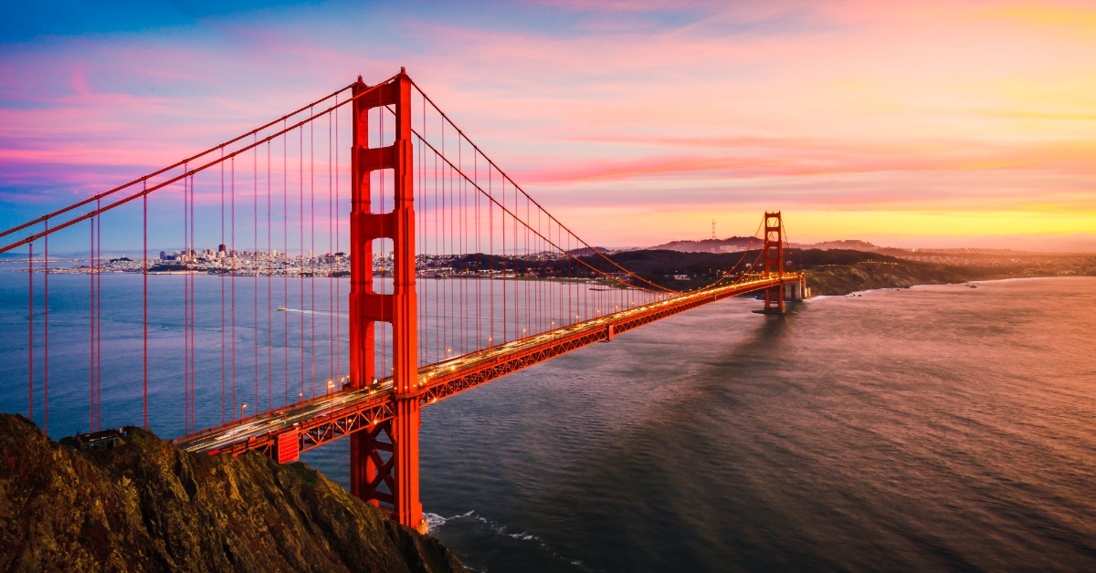 <p> California is a massive state so it’s difficult to pick just one free attraction, but walking or biking across the famed Golden Gate Bridge is a big draw for many who travel to the Bay Area. In fact, about 10 million people visit the stunning bridge every year.  </p>