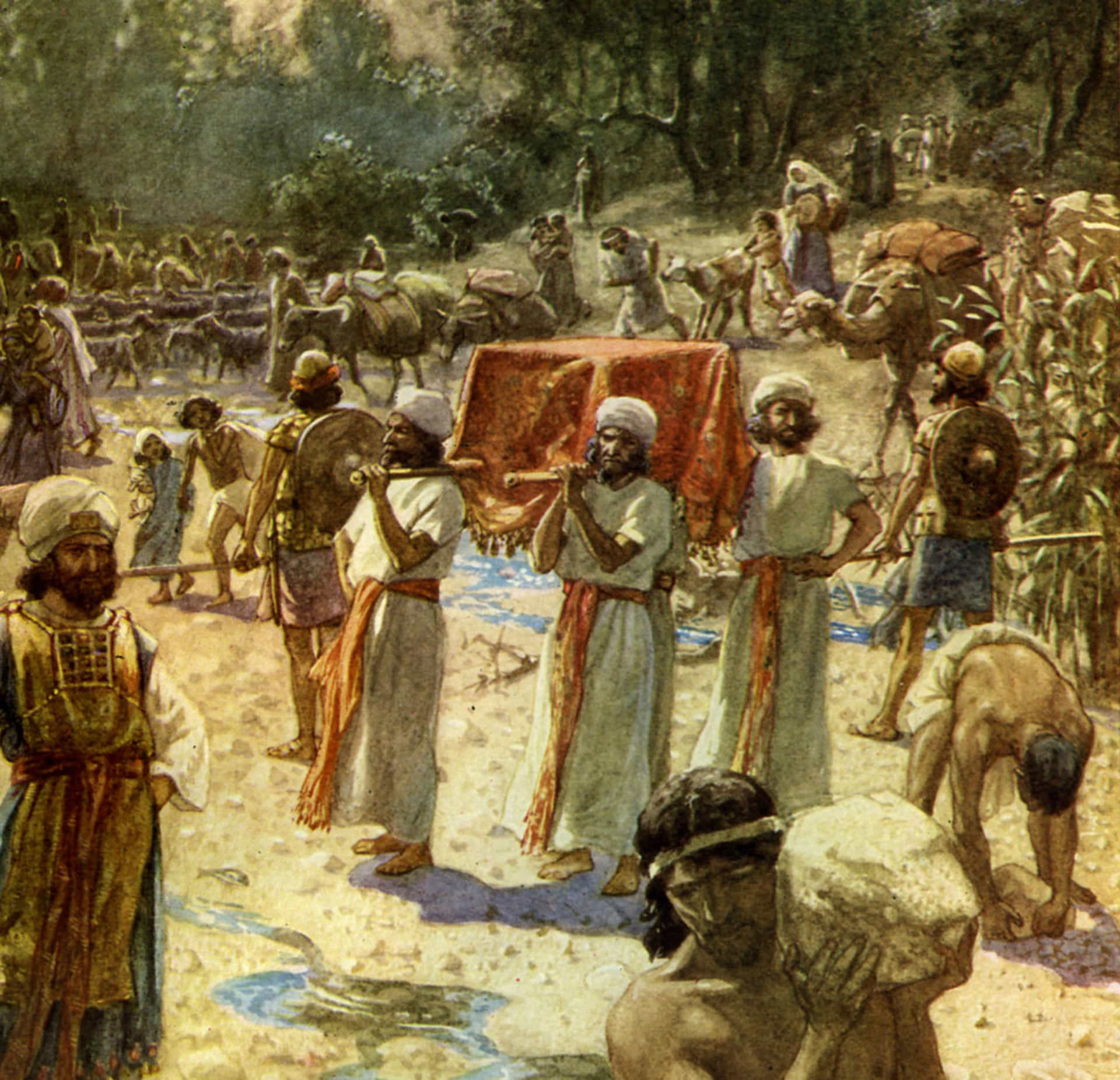 <p>Pictured: the Israelites, led by Joshua, crossing the <a href="https://www.starsinsider.com/lifestyle/309514/baptisms-in-all-their-wet-glory" rel="noopener">Jordan River</a> into the Promised Land. The Bible says that the river stopped flowing the minute the Ark-Bearers (pictured) set foot in it. In fact, the Ark has been linked to several of the Old Testament's miracles.</p><p>You may also like:<a href="https://www.starsinsider.com/n/268147?utm_source=msn.com&utm_medium=display&utm_campaign=referral_description&utm_content=452739v7en-ph"> The most shocking celebrity scandals of our time</a></p>