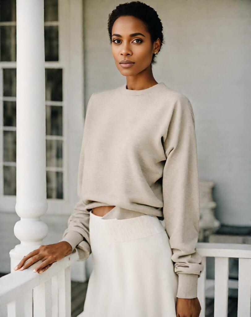 <p>The lightweight, breathable fabric of the tennis skirt brings an athletic edge to your sweatshirt outfit, while its flirty silhouette design oozes feminine charm. It’s a winning combo that seamlessly transitions from casual outings to activewear with flair.</p>