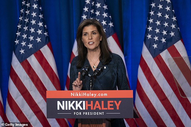 nikki haley heads into south carolina primary 30 points behind donald trump in latest dire poll for longshot candidate after she vowed to stay in the race until super tuesday