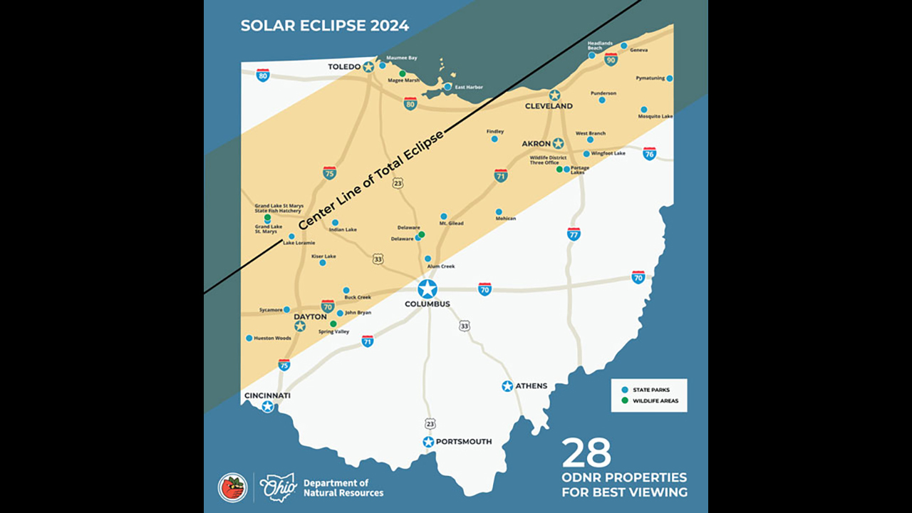 28 ohio parks with the best view of the eclipse