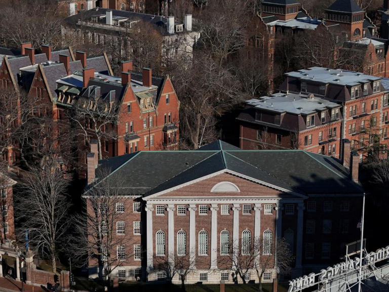 Harvard University is seen in Cambridge, Mass., Dec. 12, 2023.