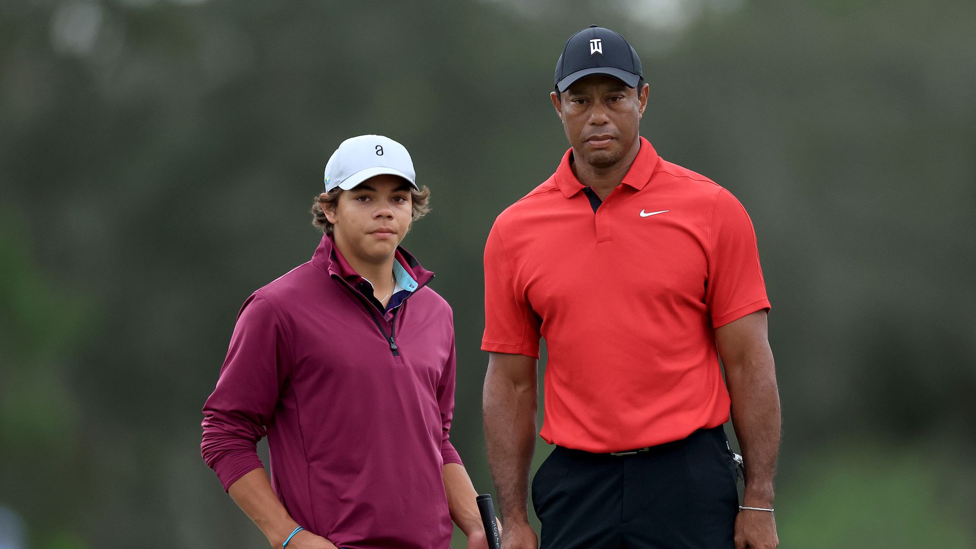 tiger woods passing torch, son charlie enters pga tour qualifying tournament