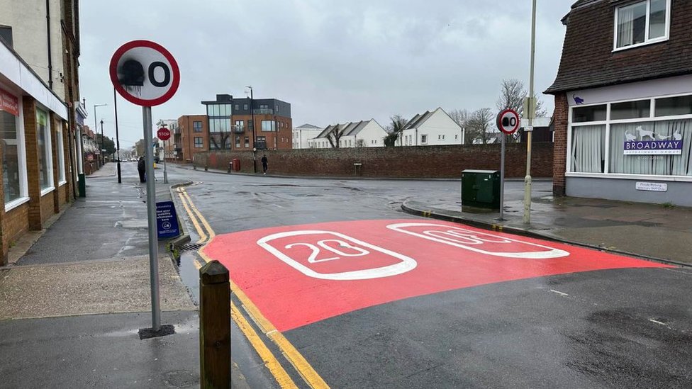vandals target road signs after criticism